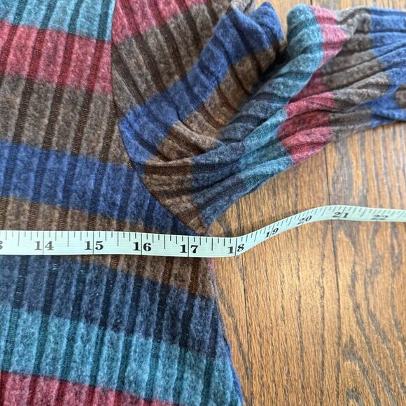 Modcloth Lightweight Marled Sweater Womens Sz Medium Charcoal Grey Knit 1907 - Picture 7 of 7